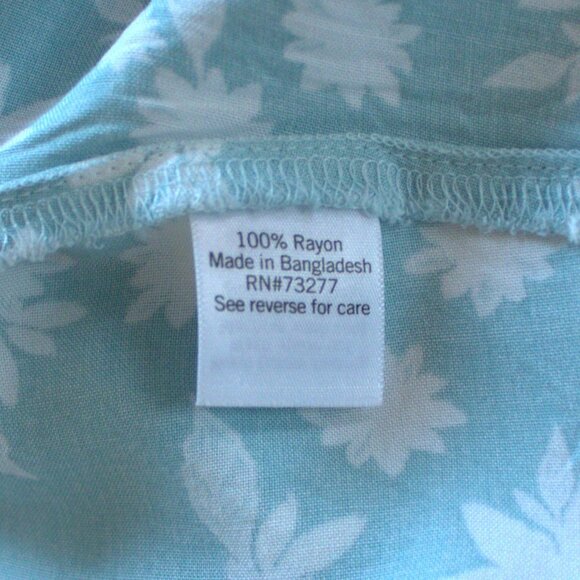 SO Light Blue Floral Mini Skirt - Picture 5 of 6